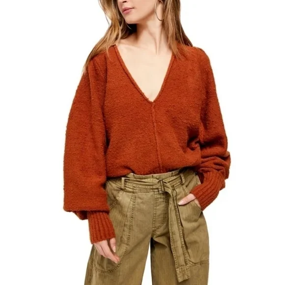 Free People Reverie alpaca oversized sweater - Picture 1 of 11